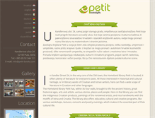 Tablet Screenshot of petit-books.com